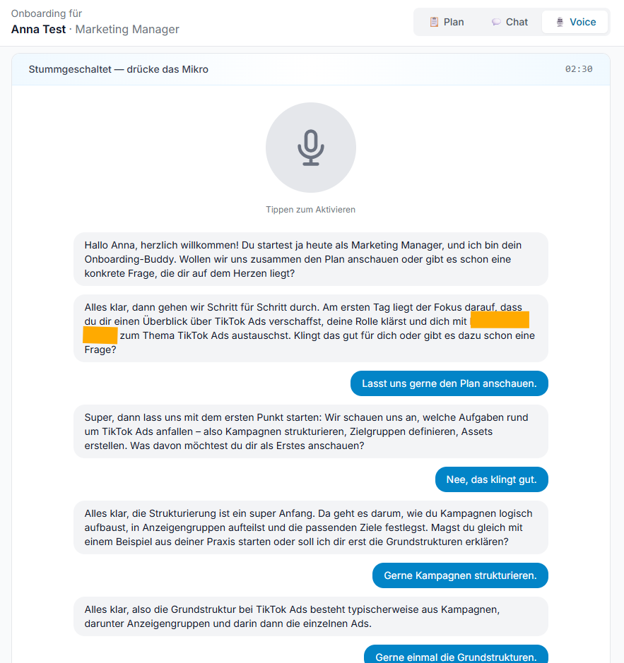 Onboarding-Begleiter